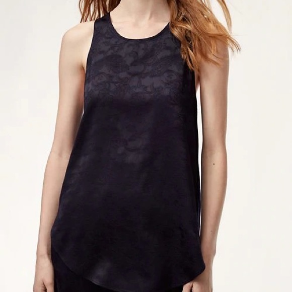 Aritzia Tops - Wilfred (Aritzia) Sevres Jacquard Blouse in Summer Night Size S